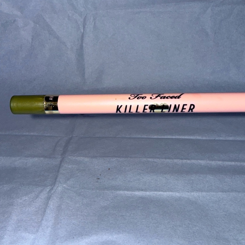 Too Faced Killer Liner Eyeliner Pencil — Olive/Army Green Shade